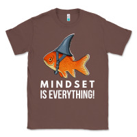 Chestnut mindset motivational quote cute goldfish shark fish t shirt Classic Tee - linhVisuals