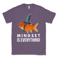 Lavender mindset motivational quote cute goldfish shark fish t shirt Classic Tee - linhVisuals