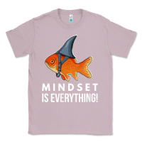 Lilac mindset motivational quote cute goldfish shark fish t shirt Classic Tee - linhVisuals