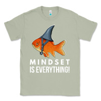 Matcha mindset motivational quote cute goldfish shark fish t shirt Classic Tee - linhVisuals