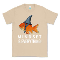 Mushroom mindset motivational quote cute goldfish shark fish t shirt Classic Tee - linhVisuals