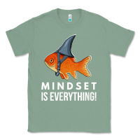 Sage mindset motivational quote cute goldfish shark fish t shirt Classic Tee - linhVisuals