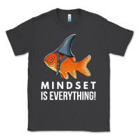 Smoke mindset motivational quote cute goldfish shark fish t shirt Classic Tee - linhVisuals