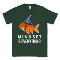 Sports Green mindset motivational quote cute goldfish shark fish t shirt Classic Tee - linhVisuals