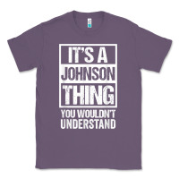 Lavender it's a johnson thing   you wouldn't understand   family name t shirt Classic Tee - linhVisuals