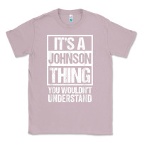 Lilac it's a johnson thing   you wouldn't understand   family name t shirt Classic Tee - linhVisuals