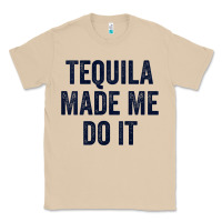 Mushroom womens tequila made me do it tank tops for women summer drinking tank Classic Tee - linhVisuals