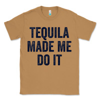 Toasted Coconut womens tequila made me do it tank tops for women summer drinking tank Classic Tee - linhVisuals
