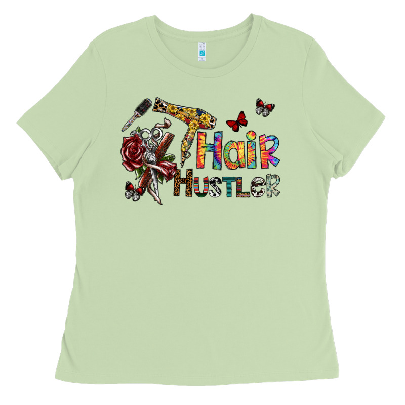 Hair Hustler 2 Ladies Tee by SublimationCraftShop | Teevron