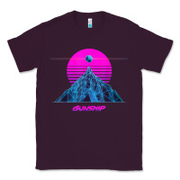 Plum pink sun   official gunship t shirt Classic Tee - linhVisuals