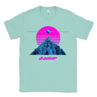 Seafoam pink sun   official gunship t shirt Classic Tee - linhVisuals