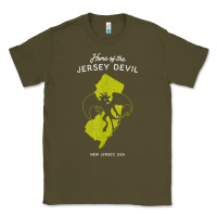 Army Green home of the jersey devil   new jersey, usa t shirt Classic Tee - linhVisuals