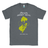 Charcoal Heather home of the jersey devil   new jersey, usa t shirt Classic Tee - linhVisuals