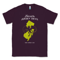 Plum home of the jersey devil   new jersey, usa t shirt Classic Tee - linhVisuals