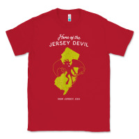 Red home of the jersey devil   new jersey, usa t shirt Classic Tee - linhVisuals
