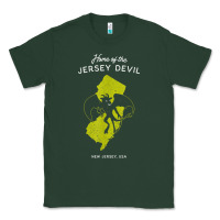 Sports Green home of the jersey devil   new jersey, usa t shirt Classic Tee - linhVisuals