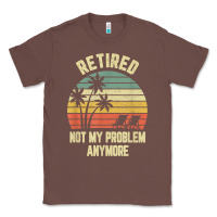 Chestnut retired shirt not my problem anymore funny retirement t shirt Classic Tee - linhVisuals
