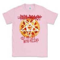 Bubblegum Pink papa roach   official merchandise  cut my life into pizzas t shirt Classic Tee - linhVisuals