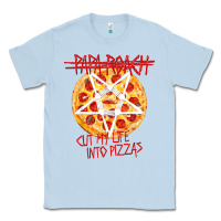 Dusty Blue papa roach   official merchandise  cut my life into pizzas t shirt Classic Tee - linhVisuals