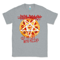 Heather Grey papa roach   official merchandise  cut my life into pizzas t shirt Classic Tee - linhVisuals