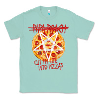 Seafoam papa roach   official merchandise  cut my life into pizzas t shirt Classic Tee - linhVisuals