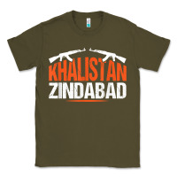 Army Green sikh khalistan zindabad singh punjabi t shirt Classic Tee - linhVisuals