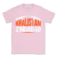 Bubblegum Pink sikh khalistan zindabad singh punjabi t shirt Classic Tee - linhVisuals