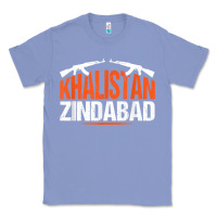 Colony Blue sikh khalistan zindabad singh punjabi t shirt Classic Tee - linhVisuals