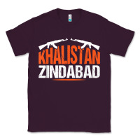 Plum sikh khalistan zindabad singh punjabi t shirt Classic Tee - linhVisuals