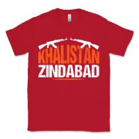 Red sikh khalistan zindabad singh punjabi t shirt Classic Tee - linhVisuals
