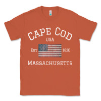 Copper cape cod massachusetts american flag usa travel vintage pullover hoodi Classic Tee - linhVisuals