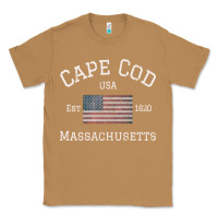 Toasted Coconut cape cod massachusetts american flag usa travel vintage pullover hoodi Classic Tee - linhVisuals