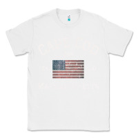 White cape cod massachusetts american flag usa travel vintage pullover hoodi Classic Tee - linhVisuals