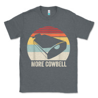 Charcoal Heather retro more cowbell shirt funny drummer gift vintage t shirt Classic Tee - linhVisuals