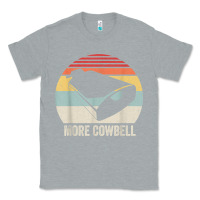 Heather Grey retro more cowbell shirt funny drummer gift vintage t shirt Classic Tee - linhVisuals