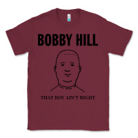 Burgundy bobby hill that boy ain't right [tw] Classic Tee - linhVisuals