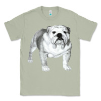 Matcha English Bulldog Art Classic Tee - linhVisuals