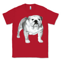 English Bulldog Art Classic Tee | Teevron