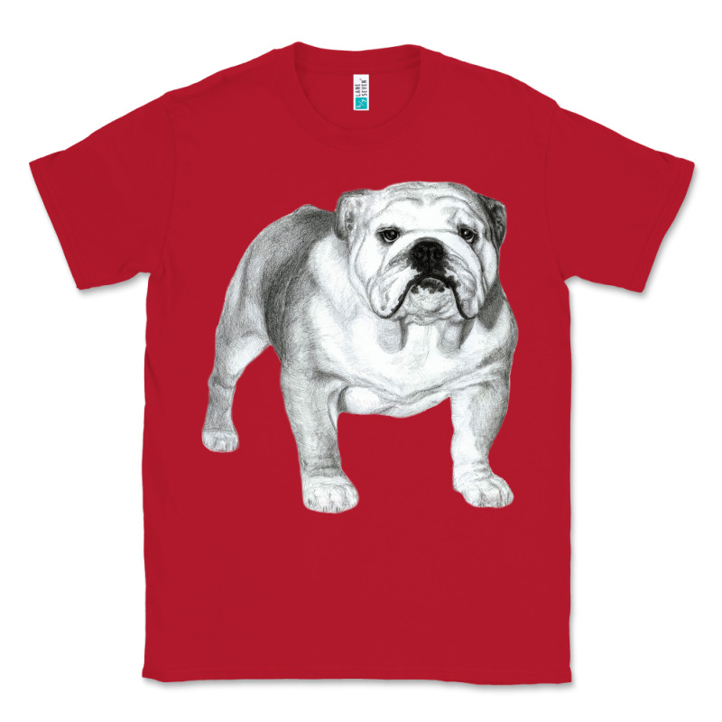 English Bulldog Art Classic Tee by linhVisuals | Teevron