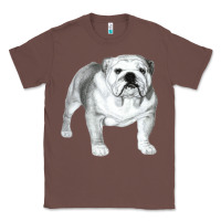 Chestnut English Bulldog Art Classic Tee - linhVisuals