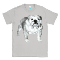 Moon Dust English Bulldog Art Classic Tee - linhVisuals
