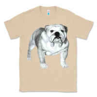 Mushroom English Bulldog Art Classic Tee - linhVisuals