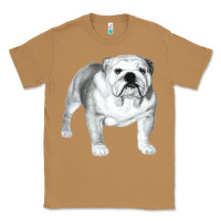 Toasted Coconut English Bulldog Art Classic Tee - linhVisuals