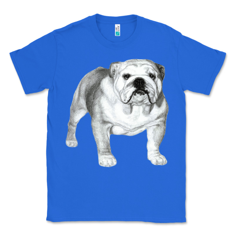 English Bulldog Art Classic Tee by linhVisuals | Teevron