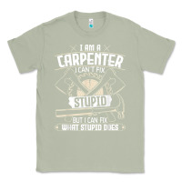 Matcha i can't fix stupid   funny carpentry woodworking carpenter t shirt Classic Tee - linhVisuals