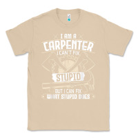 Mushroom i can't fix stupid   funny carpentry woodworking carpenter t shirt Classic Tee - linhVisuals