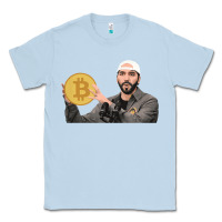 Dusty Blue el salvador bitcoin bukele legal tender cryptocurrency btc t shirt Classic Tee - linhVisuals