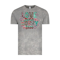 Cloud Rock love more worry less Vintage Tee - RacoonDesign