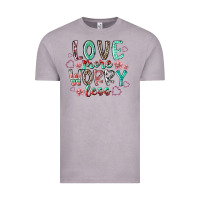 Vintage Zinc love more worry less Vintage Tee - RacoonDesign
