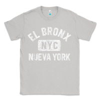 Moon Dust el bronx nueva york nyc gym style distressed white print t shirt Classic Tee - linhVisuals